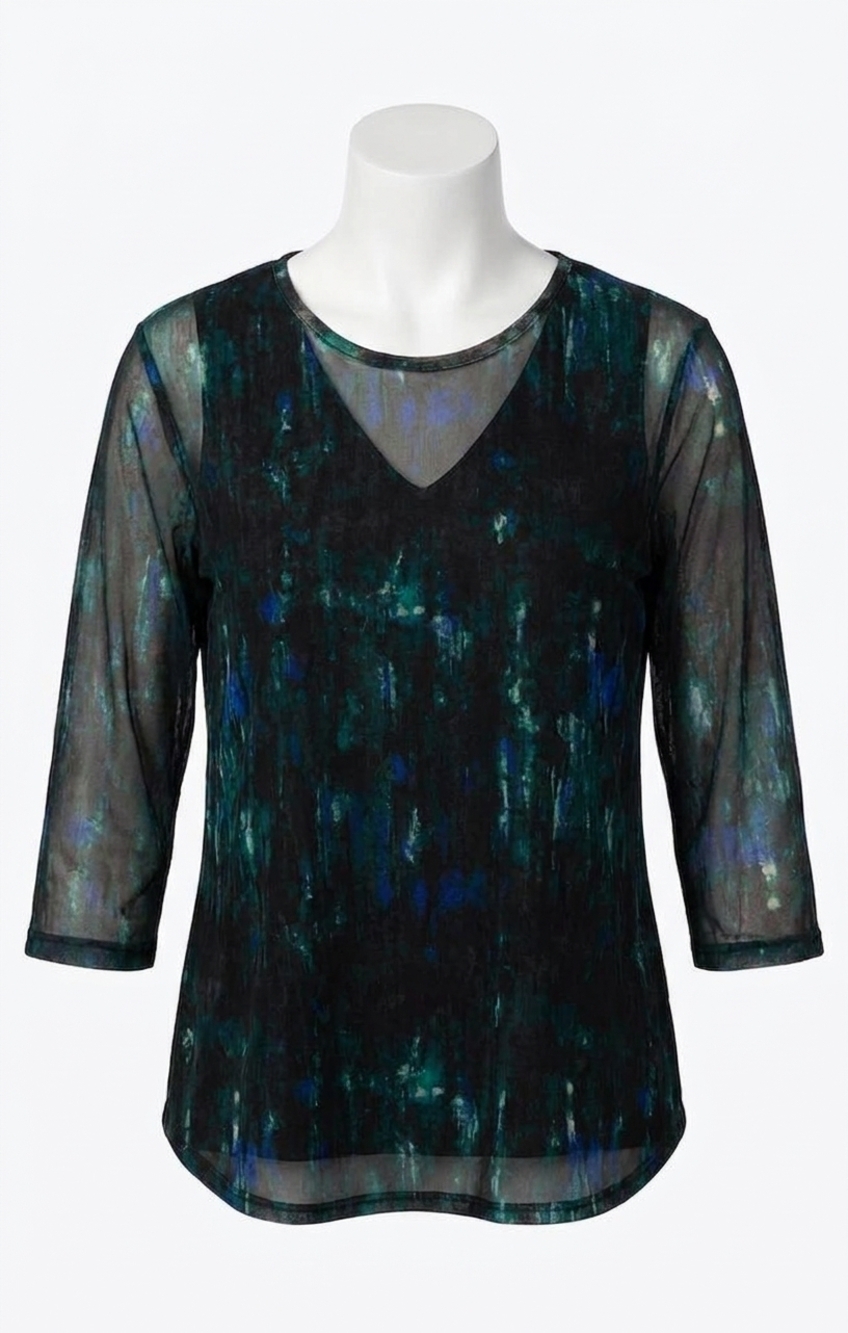 NEW SYMPLI go to classic t top in camo forest